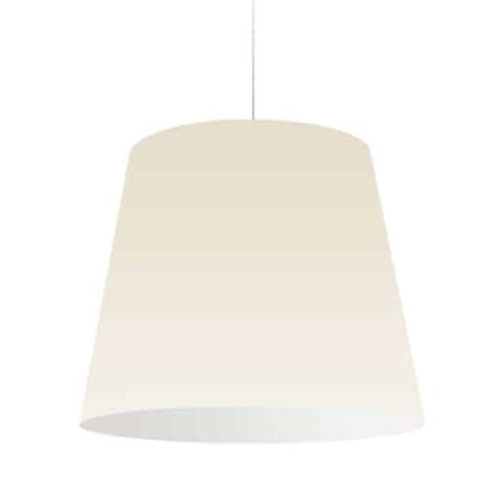Dainolite 1Lt Oversized Drum Pendant Large Cream Shade OD-L-720